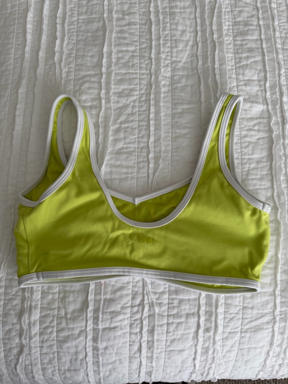 YPB studioFLEX Sports Bra in wild lime - Picture 4 of 4